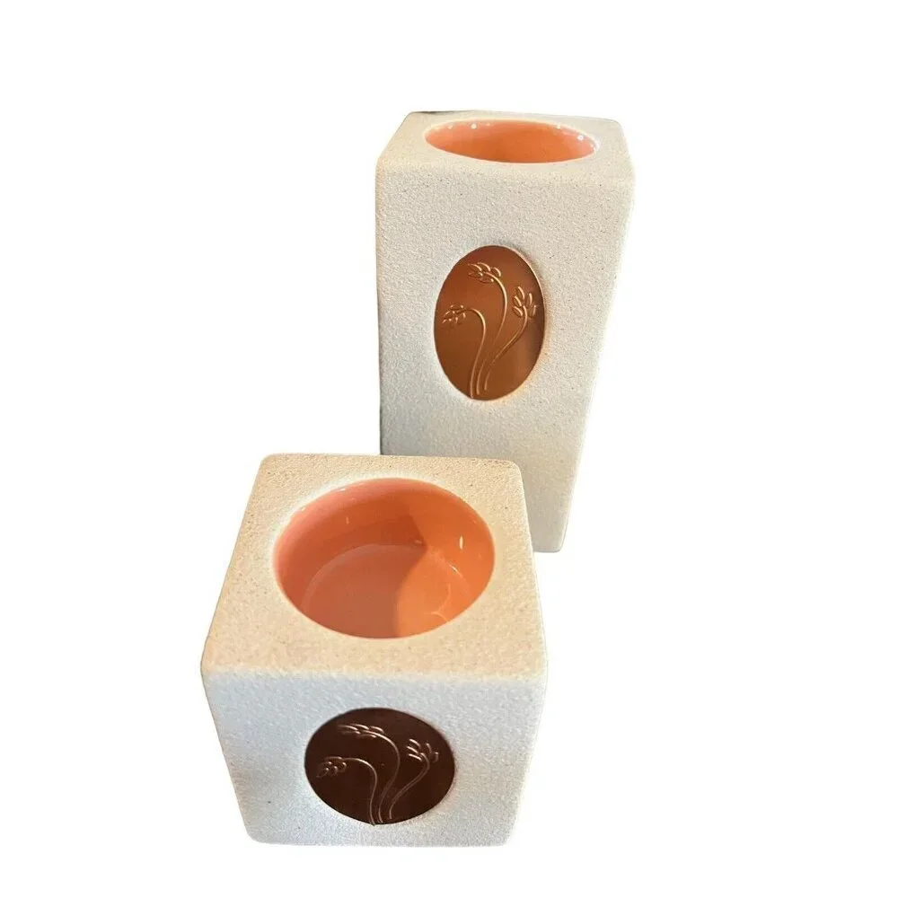 PARTYLITE MEDALLION TEALIGHT TRIO P7201 BRAND NEW IN BOX